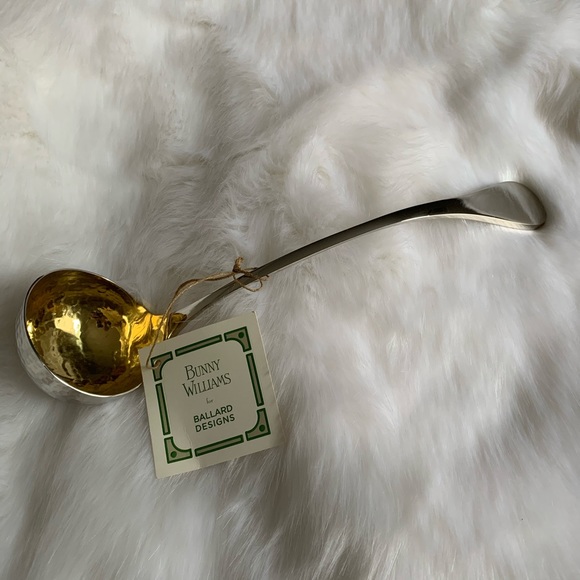 Bunny Williams Hammered Gilt Ladle ! Gorgeous - Picture 3 of 5